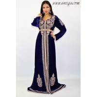 caftan velour,caftan moderne pas cher en ligne, caftan marocain velour 2019, caftan 2019 pas cher, en ligne