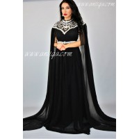 Robe de soirée tendance style caftan