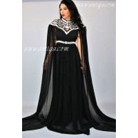 Robe de soirée tendance style caftan