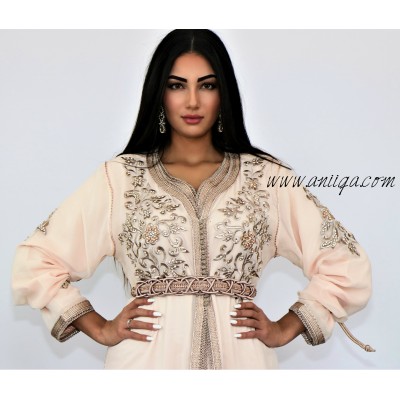 vente de caftan,takchita rose poudré pas cher,caftan rose,caftan simple,caftan 2019 pas cher,caftan