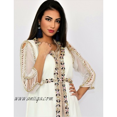 caftan mariée,caftan hlel 2019,caftan pas cher de marié ,caftan perlé marié,caftan invitée ,caftan tendance pour hlel ,caftan pe