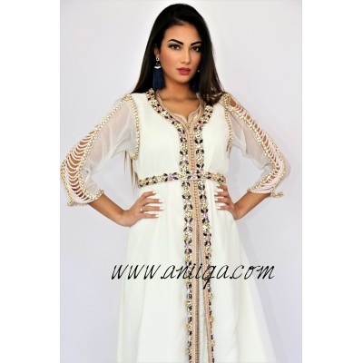 caftan mariée,caftan hlel 2019,caftan pas cher de marié ,caftan perlé marié,caftan invitée ,caftan tendance pour hlel ,caftan pe