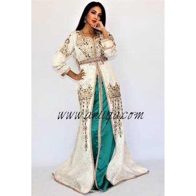 takchita moderne 2019,caftan pas cher,caftan tendance brocard ,caftan haut de gamme,caftan perlé pas cher,caftan paris