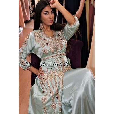 caftan moderne en ligne pas cher,caftan marocain pas cher,caftan 2019,caftan simple perlé,caftan haut de gamme