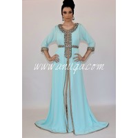 Takchita haut de gamme turquois