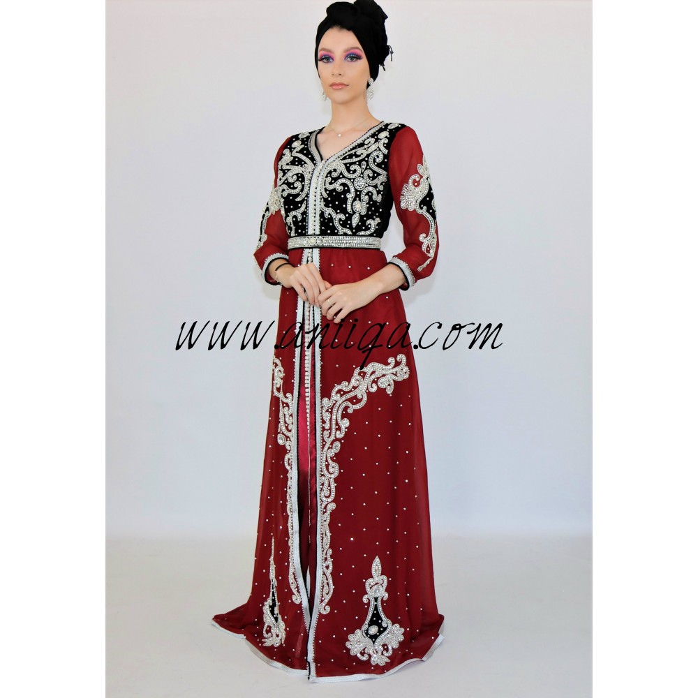 caftan en ligne 2020,caftan marocain pas cher,caftan simple 2020