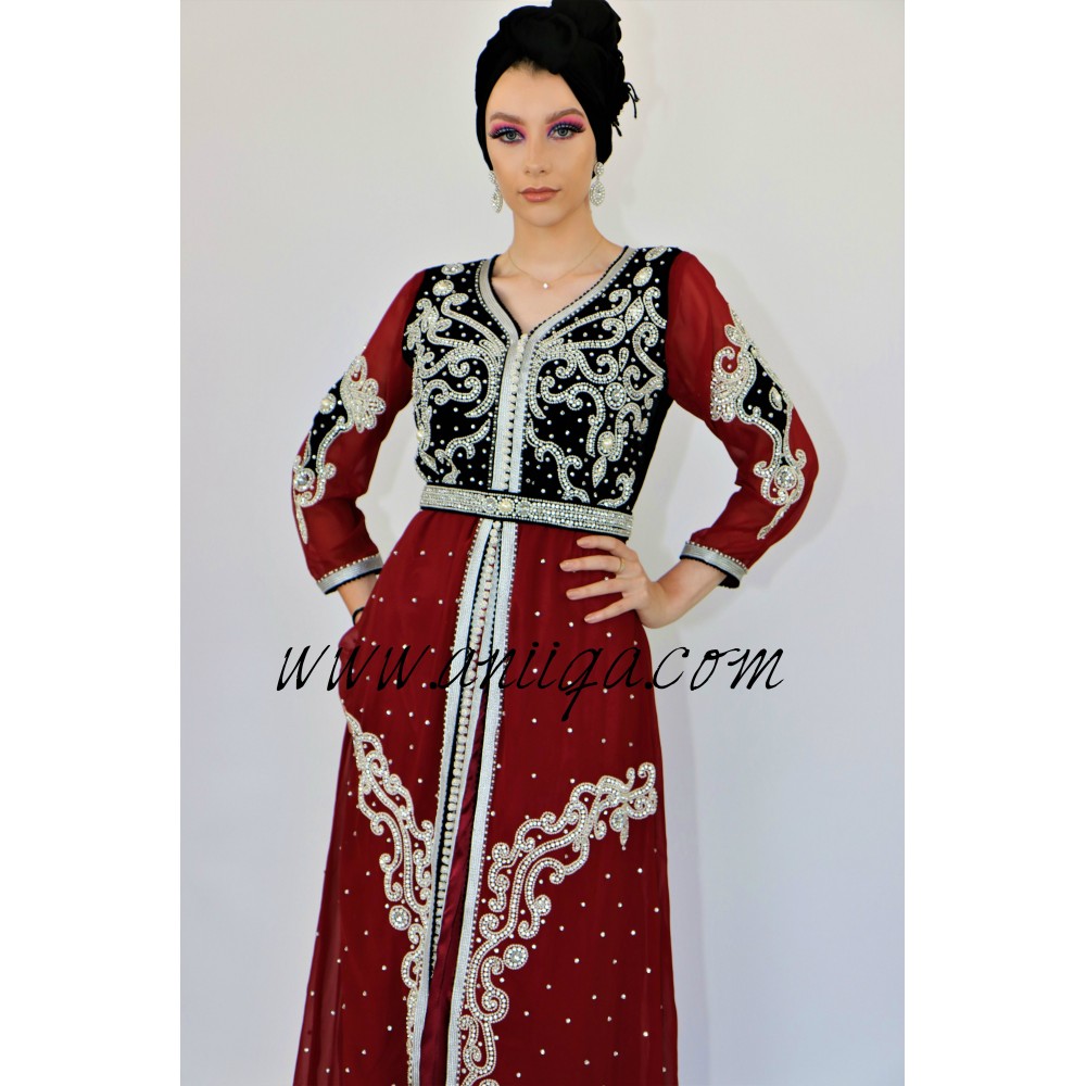 caftan en ligne 2020,caftan marocain pas cher,caftan simple 2020