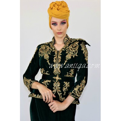 Karakou vert royal moderne haut de gamme