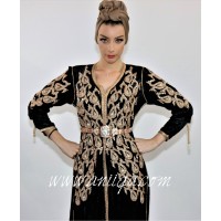 Caftan velours noir 2020