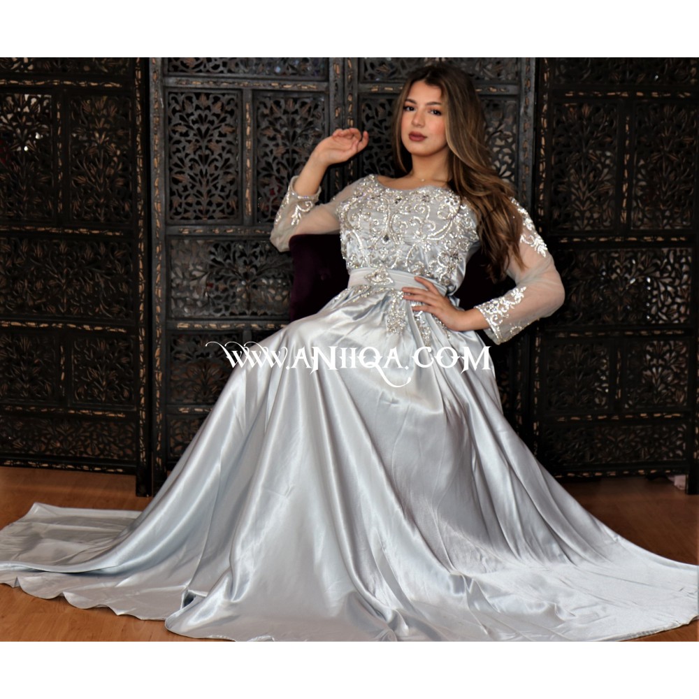 Caftan Mariage Caftan Col Bateau 2019 Caftan Dress Robe Caftan