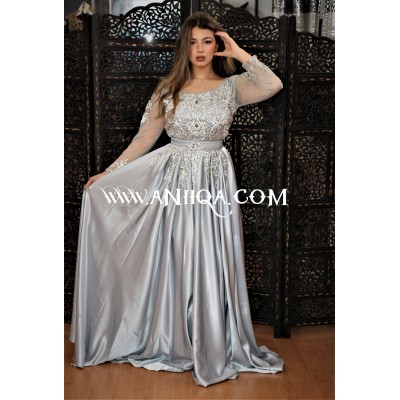 Caftan cristal gris cloche 2020