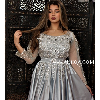 Caftan cristal gris cloche 2020