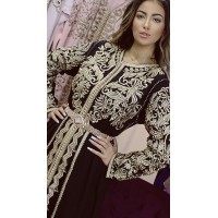 Caftan marwa noir