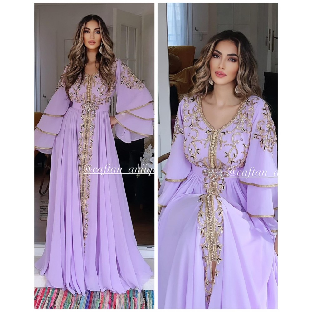 Caftan tendance 2021 lila