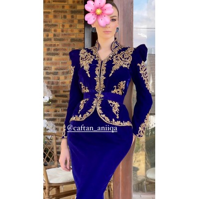 Karakou moderne bleu roi