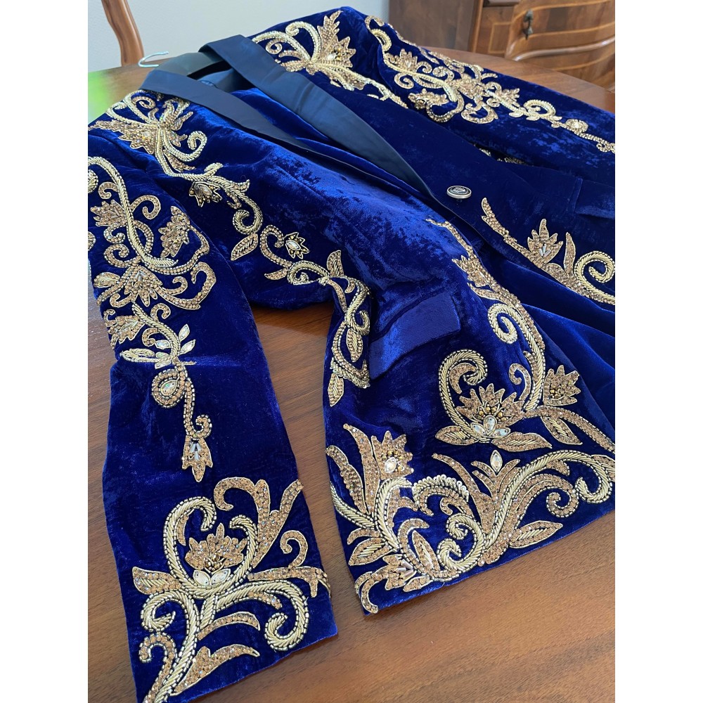 Blaser bleu roi karakou haut de gamme