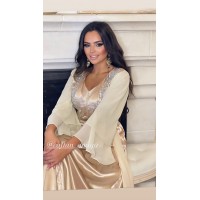 Caftan aya beige