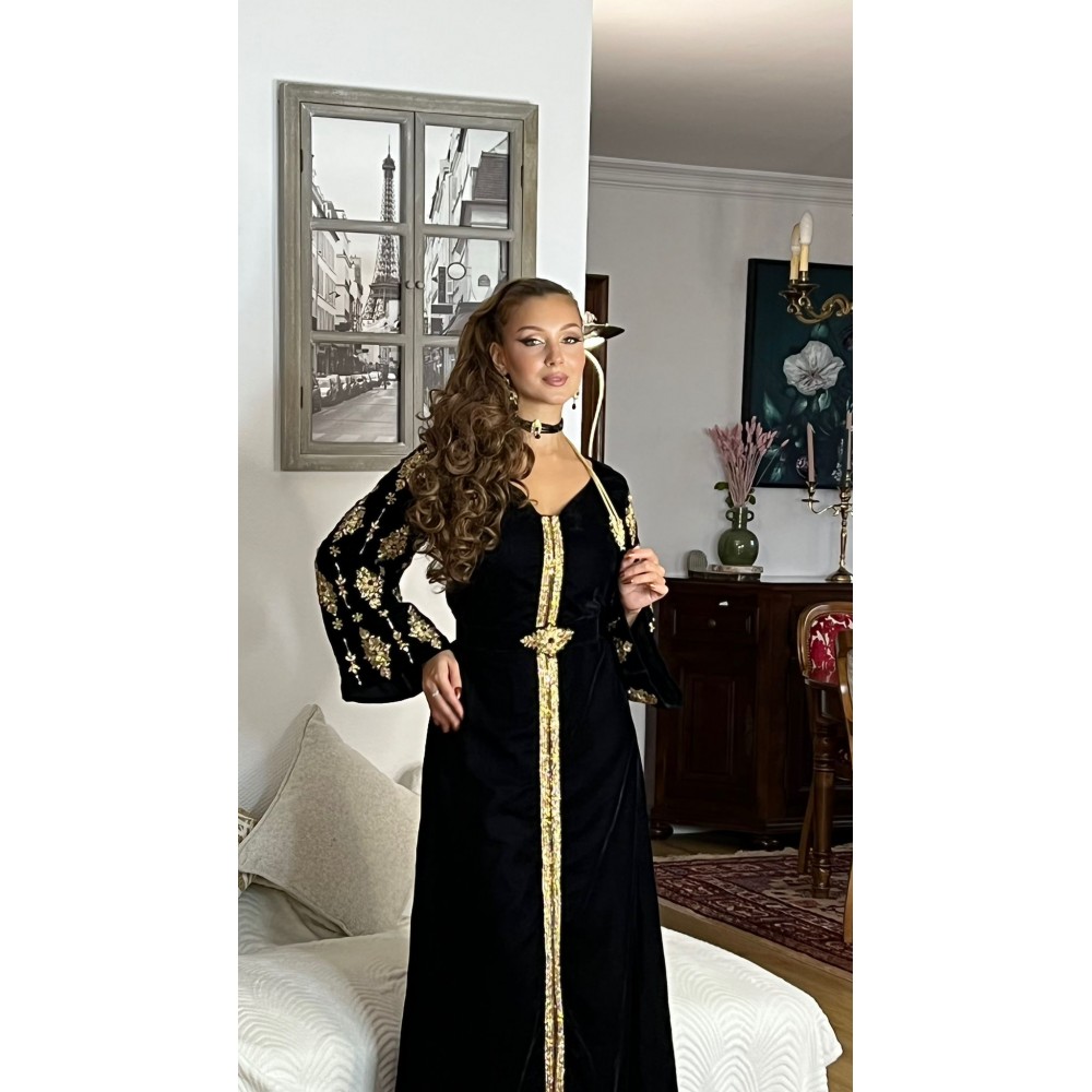 Caftan perlé Safia