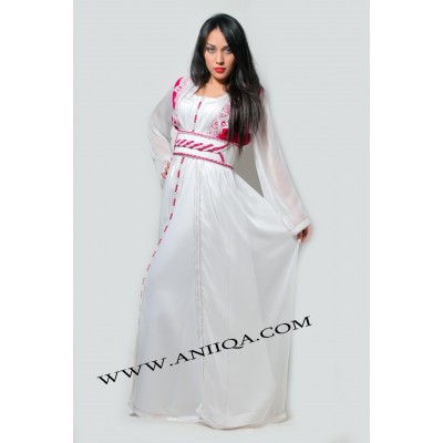 caftan mariage blanc