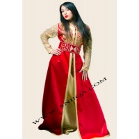 robe marocaine mariage  rouge